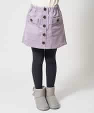 KJLLJ10029 a.v.v KIDS(アー・ヴェ・ヴェ) [100-130]コーデュロイワークラップパンツ[WEB限定サイズ] ラベンダー
