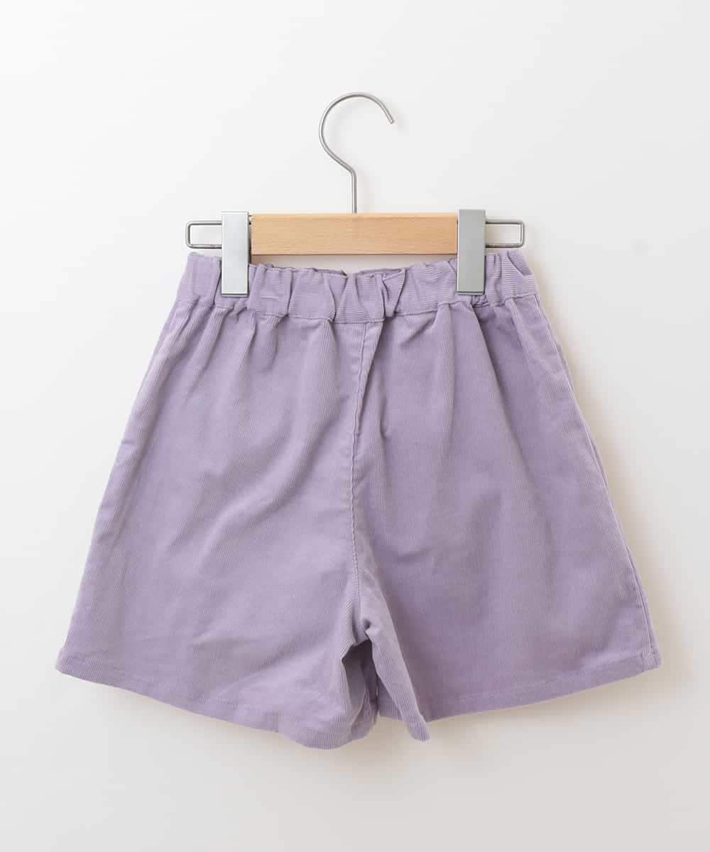 KJLLJ10029 a.v.v KIDS(アー・ヴェ・ヴェ) [100-130]コーデュロイワークラップパンツ[WEB限定サイズ] ラベンダー