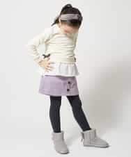 KJLLJ10029 a.v.v KIDS(アー・ヴェ・ヴェ) [100-130]コーデュロイワークラップパンツ[WEB限定サイズ] ラベンダー