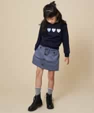 KJLLJ10029 a.v.v KIDS(アー・ヴェ・ヴェ) [100-130]コーデュロイワークラップパンツ[WEB限定サイズ] ラベンダー