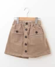 KJLLJ10029 a.v.v KIDS(アー・ヴェ・ヴェ) [100-130]コーデュロイワークラップパンツ[WEB限定サイズ] ベージュ