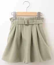 KJLLJ27029 a.v.v KIDS(アー・ヴェ・ヴェ) [100-130]ペーパーバックキュロットパンツ[WEB限定サイズ] ミント