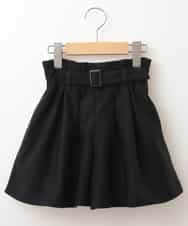 KJLLJ27029 a.v.v KIDS(アー・ヴェ・ヴェ) [100-130]ペーパーバックキュロットパンツ[WEB限定サイズ] ブラック