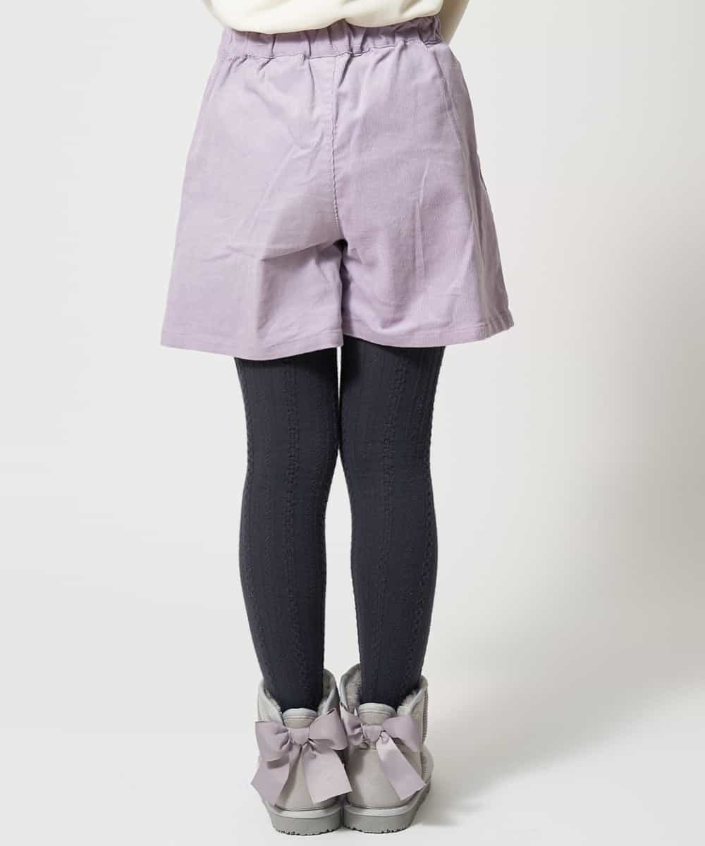KJLLK10034 a.v.v KIDS(アー・ヴェ・ヴェ) [140-150]コーデュロイワークラップパンツ ラベンダー
