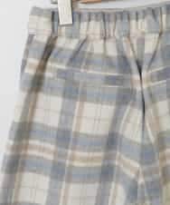 KJLLM61029 a.v.v KIDS(アー・ヴェ・ヴェ) [100-130]シャギーチェックショートパンツ ベージュ