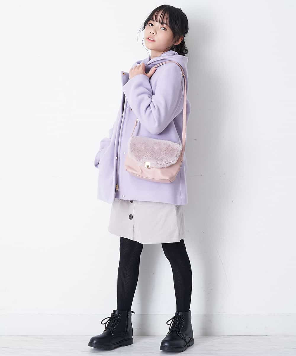 KJLLO60039 a.v.v KIDS(アー・ヴェ・ヴェ) [160]フロントボタンコーデュロイスカパン ベージュ