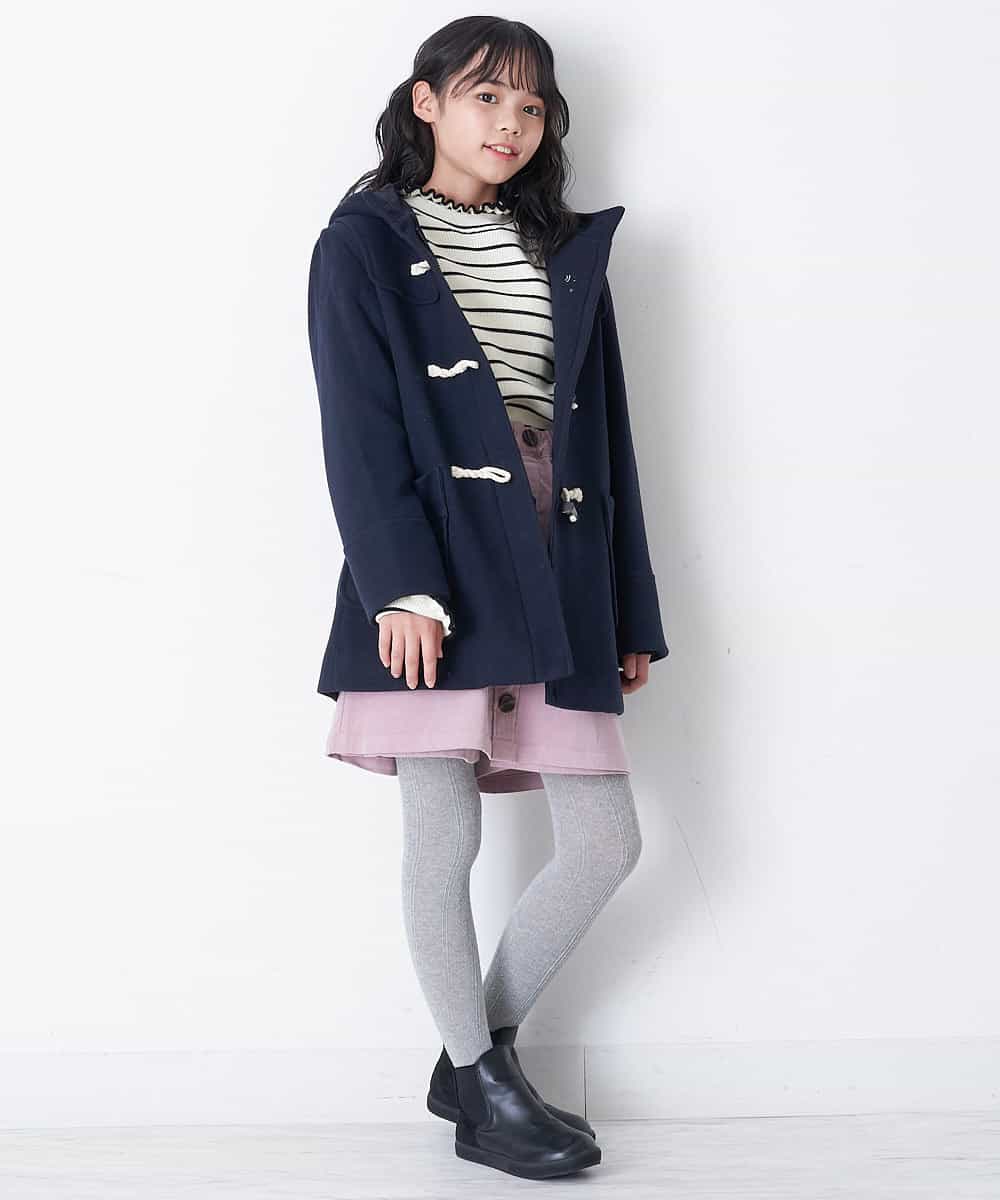 KJLLO60039 a.v.v KIDS(アー・ヴェ・ヴェ) [160]フロントボタンコーデュロイスカパン ベージュ
