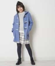 KJLLO61039 a.v.v KIDS(アー・ヴェ・ヴェ) [160]シャギーチェックショートパンツ ベージュ
