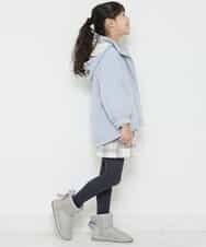 KJLLO61039 a.v.v KIDS(アー・ヴェ・ヴェ) [160]シャギーチェックショートパンツ ベージュ