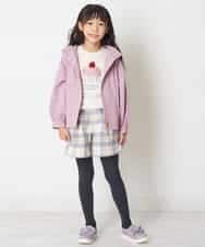KJLLO61039 a.v.v KIDS(アー・ヴェ・ヴェ) [160]シャギーチェックショートパンツ ベージュ