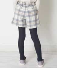 KJLLO61039 a.v.v KIDS(アー・ヴェ・ヴェ) [160]シャギーチェックショートパンツ ベージュ