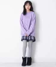 KJLLO61039 a.v.v KIDS(アー・ヴェ・ヴェ) [160]シャギーチェックショートパンツ ベージュ