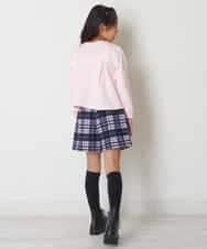 KJLLO61039 a.v.v KIDS(アー・ヴェ・ヴェ) [160]シャギーチェックショートパンツ ベージュ