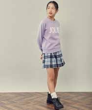 KJLLP60029 a.v.v KIDS(アー・ヴェ・ヴェ) [100-130]シャギーチェックショートパンツ ライトブルー