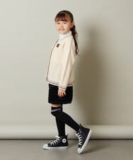KJLLS61029 a.v.v KIDS(アー・ヴェ・ヴェ) [100-130]ベロアキルティングショートパンツ ブラック