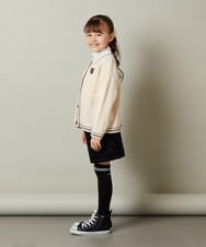 KJLLS61029 a.v.v KIDS(アー・ヴェ・ヴェ) [100-130]ベロアキルティングショートパンツ ブラック