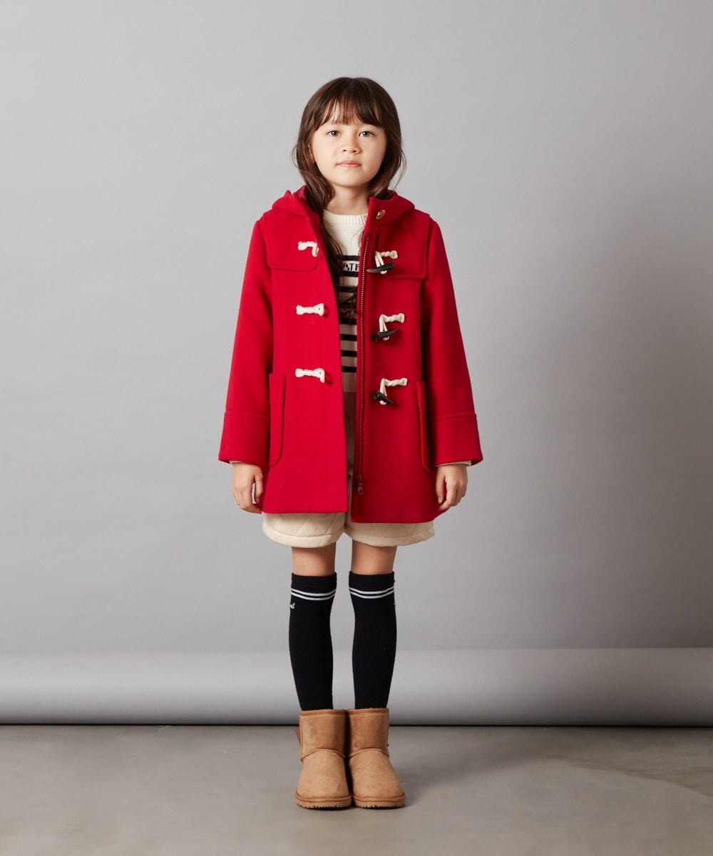 KJLLS61029 a.v.v KIDS(アー・ヴェ・ヴェ) [100-130]ベロアキルティングショートパンツ ブラック