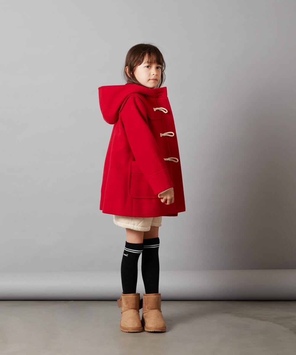 KJLLS61029 a.v.v KIDS(アー・ヴェ・ヴェ) [100-130]ベロアキルティングショートパンツ ブラック
