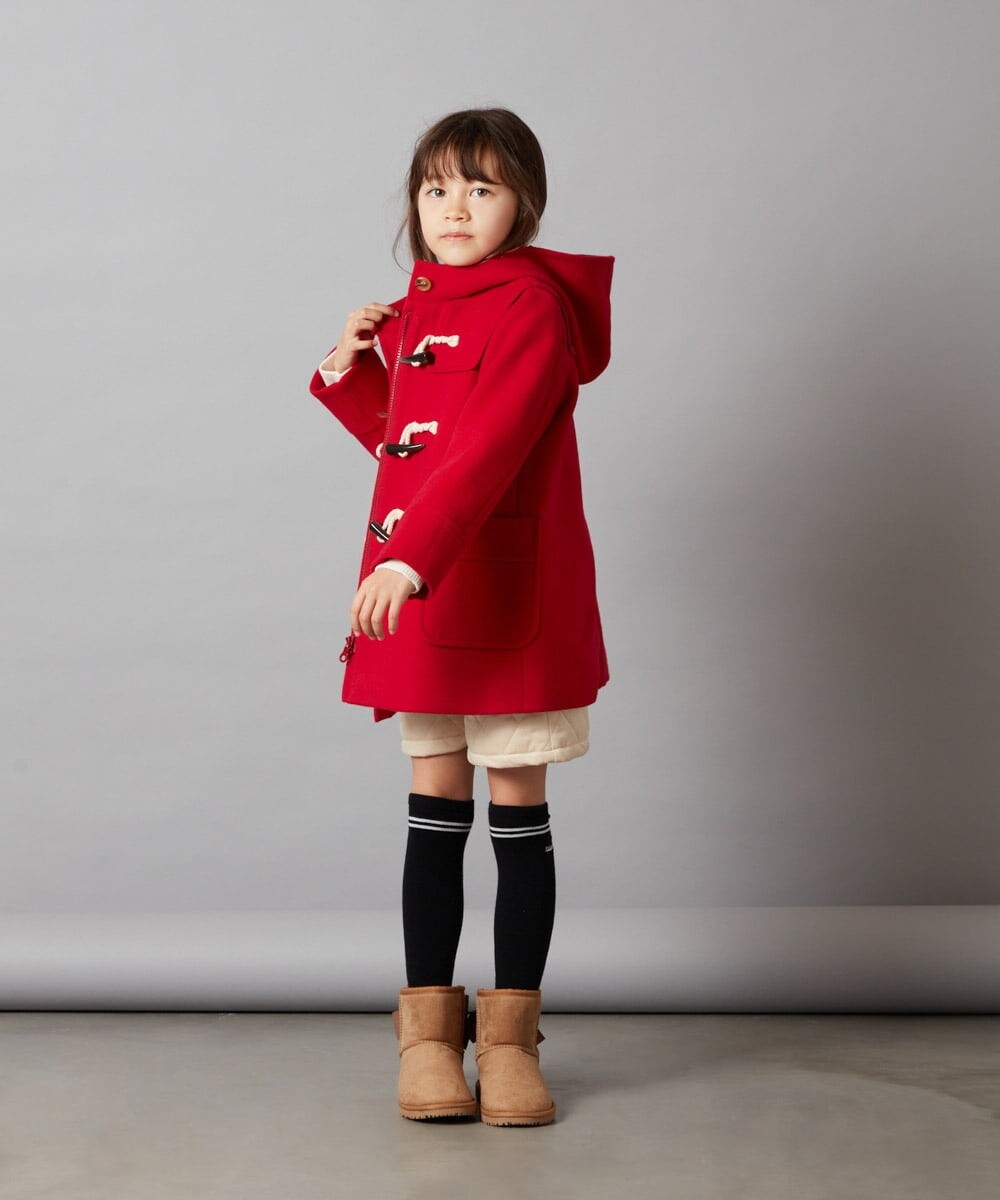 KJLLS61029 a.v.v KIDS(アー・ヴェ・ヴェ) [100-130]ベロアキルティングショートパンツ ブラック
