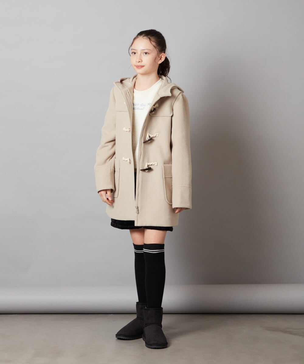 KJLLS61029 a.v.v KIDS(アー・ヴェ・ヴェ) [100-130]ベロアキルティングショートパンツ ブラック