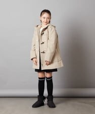 KJLLS61029 a.v.v KIDS(アー・ヴェ・ヴェ) [100-130]ベロアキルティングショートパンツ ブラック