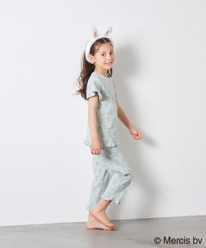 KJNFM70049 a.v.v KIDS [100-140]【ミッフィーコラボ】ルームウェアセット[WEB限定サイズ]