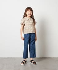 KJNGS02049 a.v.v KIDS(アー・ヴェ・ヴェ) [110-130]【2点セット】トップス＆スカパン ベージュ