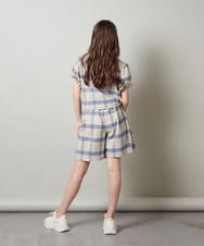 KJNGS02049 a.v.v KIDS(アー・ヴェ・ヴェ) [110-130]【2点セット】トップス＆スカパン ベージュ