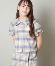 KJNGS02049 a.v.v KIDS(アー・ヴェ・ヴェ) [110-130]【2点セット】トップス＆スカパン ベージュ