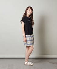 KJNGS02049 a.v.v KIDS(アー・ヴェ・ヴェ) [110-130]【2点セット】トップス＆スカパン ベージュ