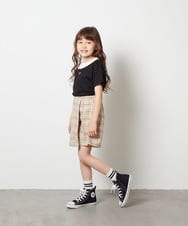 KJNGT02054 a.v.v KIDS(アー・ヴェ・ヴェ) [140-150]【2点セット】トップス＆スカパン ライトブルー