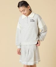KJNLA40069 a.v.v KIDS(アー・ヴェ・ヴェ) [130-160]切り替えトレーナーセットアップ グレー