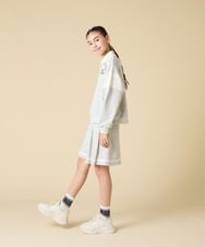 KJNLA40069 a.v.v KIDS(アー・ヴェ・ヴェ) [130-160]切り替えトレーナーセットアップ グレー