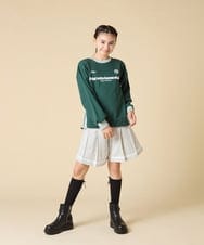 KJNLA40069 a.v.v KIDS(アー・ヴェ・ヴェ) [130-160]切り替えトレーナーセットアップ グレー