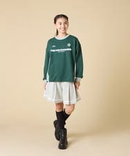 KJNLA40069 a.v.v KIDS(アー・ヴェ・ヴェ) [130-160]切り替えトレーナーセットアップ グレー