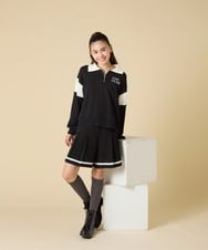 KJNLA40069 a.v.v KIDS(アー・ヴェ・ヴェ) [130-160]切り替えトレーナーセットアップ グレー