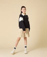KJNLA40069 a.v.v KIDS(アー・ヴェ・ヴェ) [130-160]切り替えトレーナーセットアップ グレー