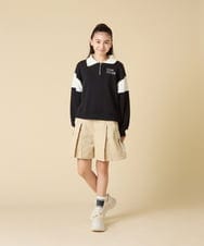 KJNLA40069 a.v.v KIDS(アー・ヴェ・ヴェ) [130-160]切り替えトレーナーセットアップ グレー