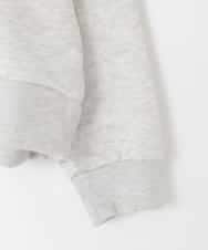 KJNLA40069 a.v.v KIDS(アー・ヴェ・ヴェ) [130-160]【大人気！/ハーフジップトップス/プリーツキュロット】切り替えトレーナーセットアップ グレー