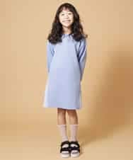 KJPDM42039 a.v.v KIDS(アー・ヴェ・ヴェ) [100-130]バックフリルダンボールワンピース[WEB限定サイズ] ブルー