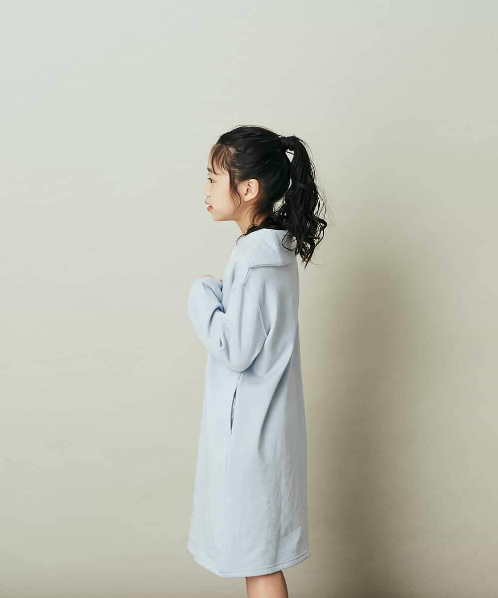 100-130]ハーフジップトレーナーワンピース(ワンピース) | a.v.v KIDS