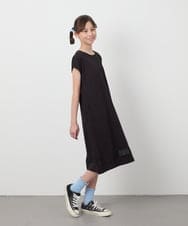 KJPGA21029 a.v.v KIDS(アー・ヴェ・ヴェ) [100-130]シアー切り替えワンピース ラベンダー