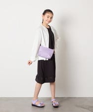 KJPGA21029 a.v.v KIDS(アー・ヴェ・ヴェ) [100-130]シアー切り替えワンピース ラベンダー