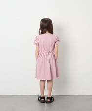KJPGD01034 a.v.v KIDS(アー・ヴェ・ヴェ) [120-160]レースアップフレアワンピース ピンク