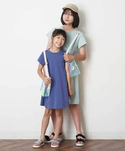 KJPGM33016  [100-130]【プチプラ】AラインTシャツワンピース[WEB限定サイズ]