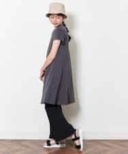 KJPGM33016 a.v.v KIDS(アー・ヴェ・ヴェ) [100-130]【プチプラ】AラインTシャツワンピース[WEB限定サイズ] ラベンダー