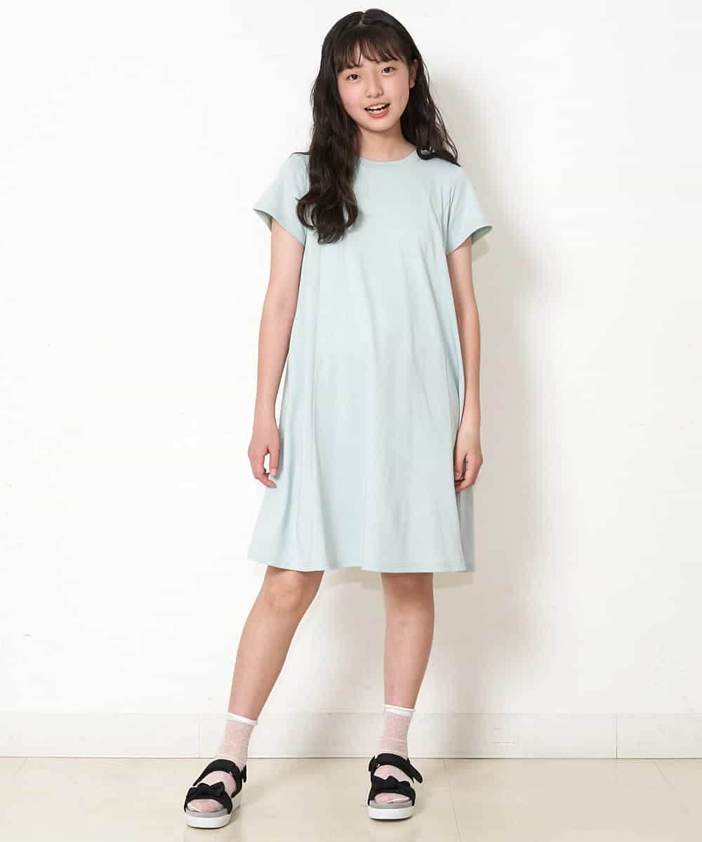 KJPGM33016 a.v.v KIDS(アー・ヴェ・ヴェ) [100-130]【プチプラ】AラインTシャツワンピース[WEB限定サイズ] ラベンダー