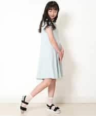KJPGM33016 a.v.v KIDS(アー・ヴェ・ヴェ) [100-130]【プチプラ】AラインTシャツワンピース[WEB限定サイズ] ラベンダー