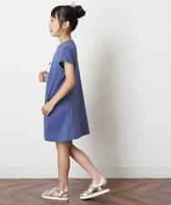 KJPGM33016 a.v.v KIDS(アー・ヴェ・ヴェ) [100-130]【プチプラ】AラインTシャツワンピース[WEB限定サイズ] ラベンダー