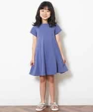 KJPGM33016 a.v.v KIDS(アー・ヴェ・ヴェ) [100-130]【プチプラ】AラインTシャツワンピース[WEB限定サイズ] ラベンダー